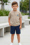 Faddy's Kids Off White T-Shirt | Clean & Fresh Boys Tee | Size 18-26