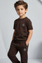 Faddy's Kids Chocolate Brown Track Suit | Rich Color Sports Suit | Size 30-36 |