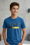 Faddy's Kids Blue T-Shirt | Soft Cotton Boys Tee | Size 18-28 |