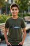 Faddy's Kids Olive Green T-Shirt | Casual Boys Tee | Size 18-28 |