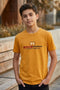Faddy's Kids Yellow T-Shirt | Bright Summer Tee for Boys | Size 18-28 |