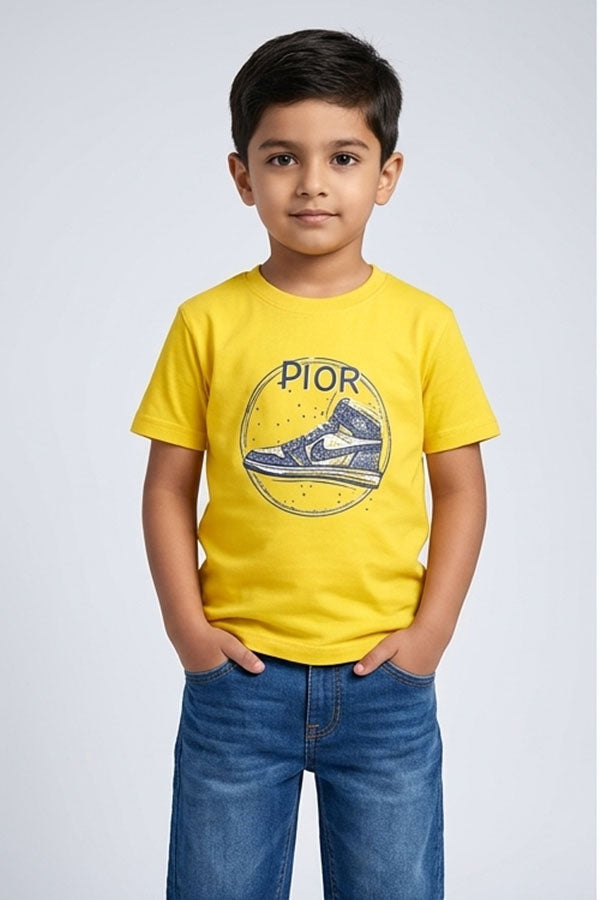Faddy's Kids T-Shirt( S-01) Yellow