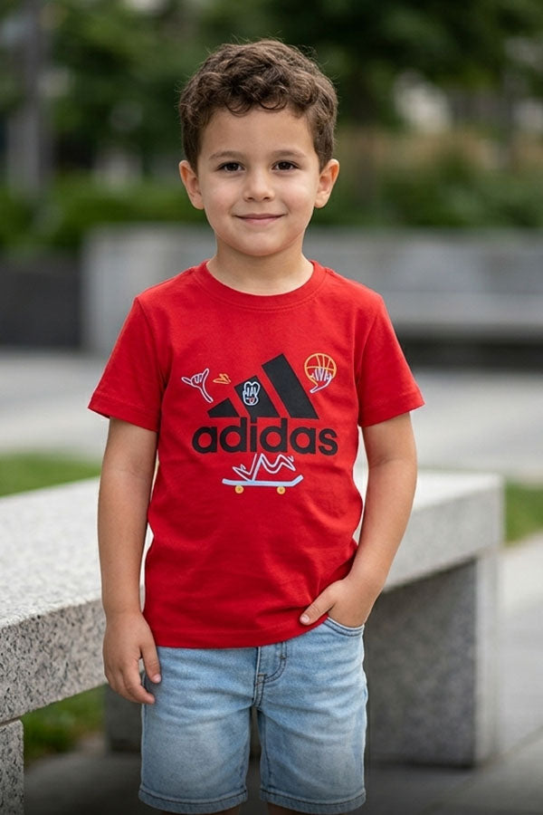 Faddy's Kids T-Shirt( S-04) RED